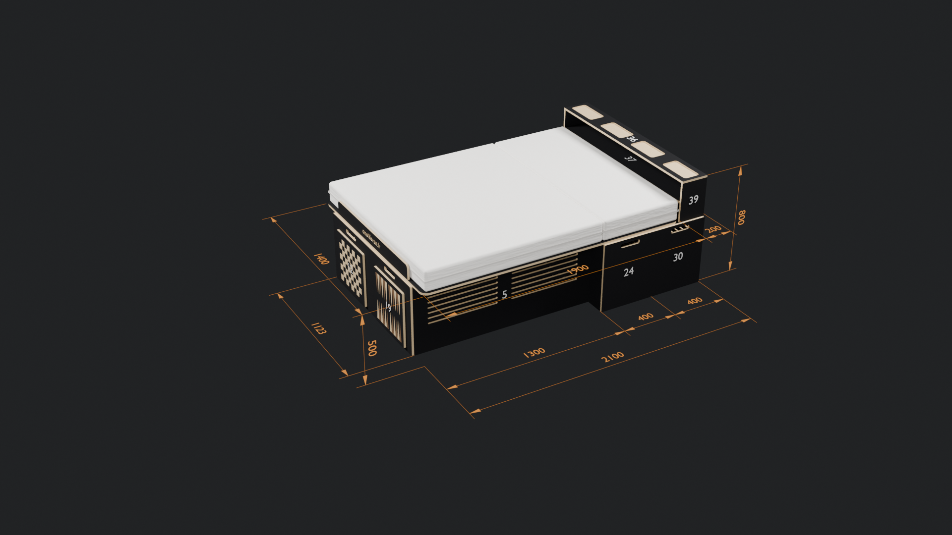Kit Sunrise, design d'inspiration aéronautique